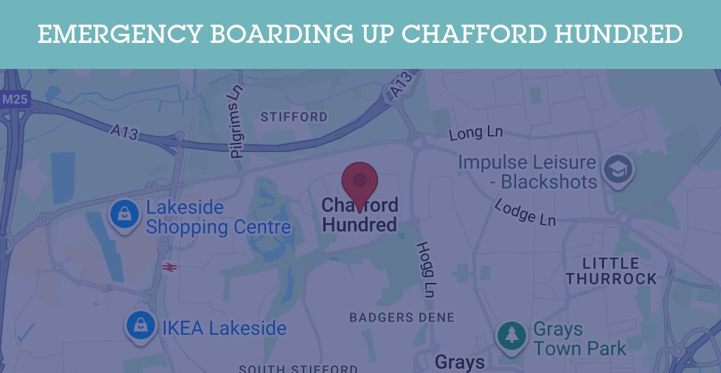 Emergency Boarding Up Services in Chafford Hundred - RM16