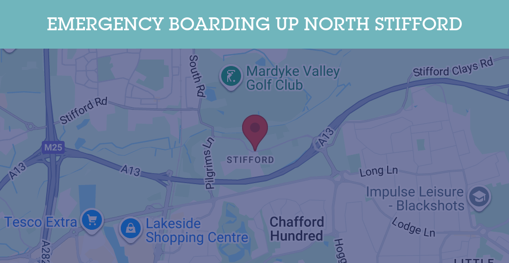Emergency Boarding Up Services in North Stifford - RM16